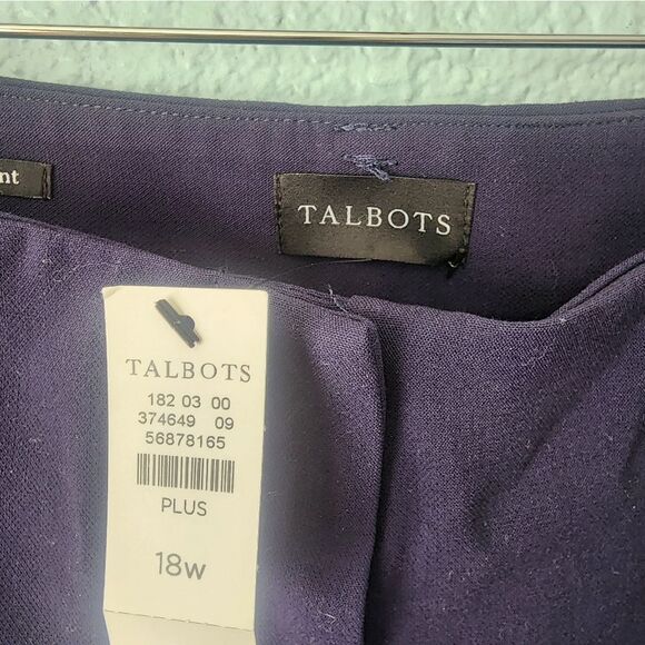 Talbots Women's Navy Pants New With Tags - Picture 3 of 12